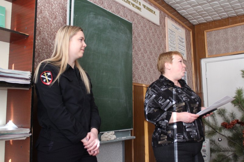 Уваровским студентам рассказали о работе в полиции